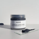 Charcoal & Rice Mask - Deep Cleansing for Oily Skin, T-zone & Blackheads