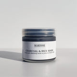 Charcoal & Rice Mask - Deep Cleansing for Oily Skin, T-zone & Blackheads