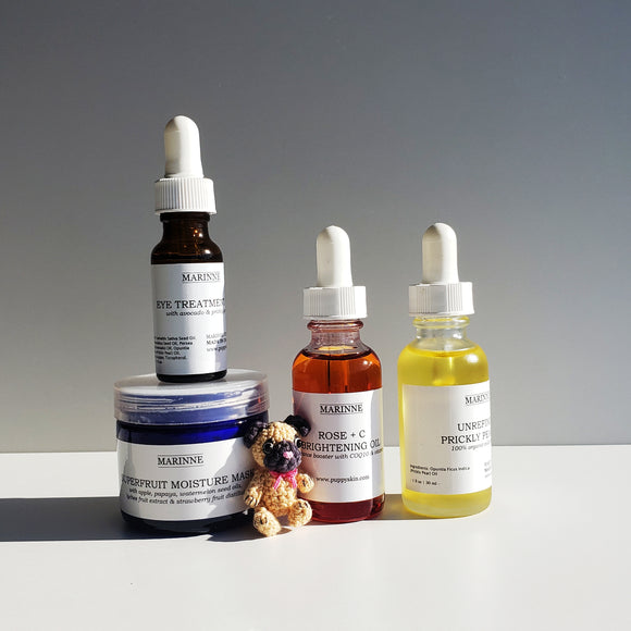 Skincare made with luxurious fruit / plant seed oils