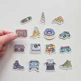 15 Retro Stickers