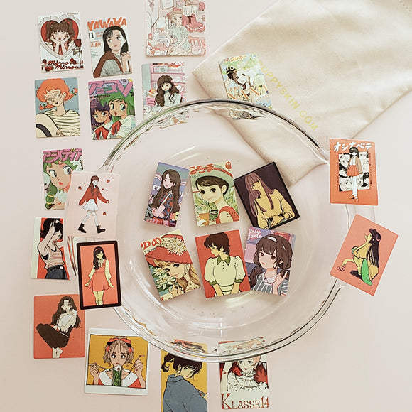 10 Anime Stickers - Orange
